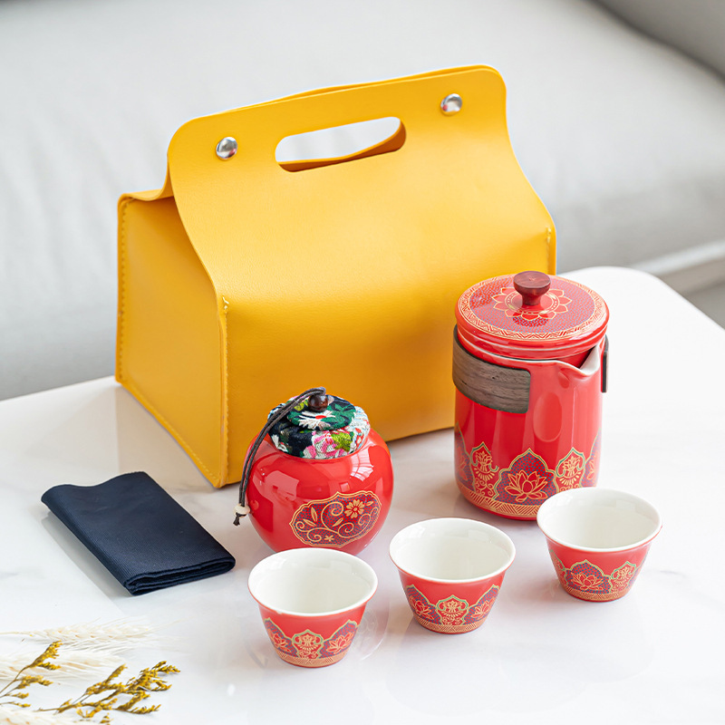 旅行茶器携帯用工夫茶器セット屋外ティーポット|undefined