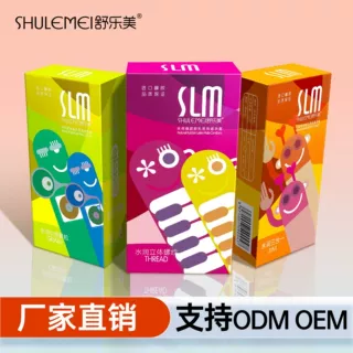舒乐美厂家直销超薄卡通系列颗粒螺纹避孕套成人情趣用品安全套