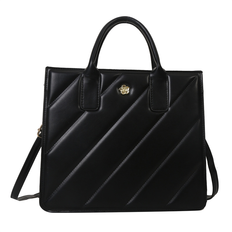 Moda del color del caramelo nuevo bolso de invierno de las mujeres de moda bolso de mano portátil simple bolso de hombro ocasional