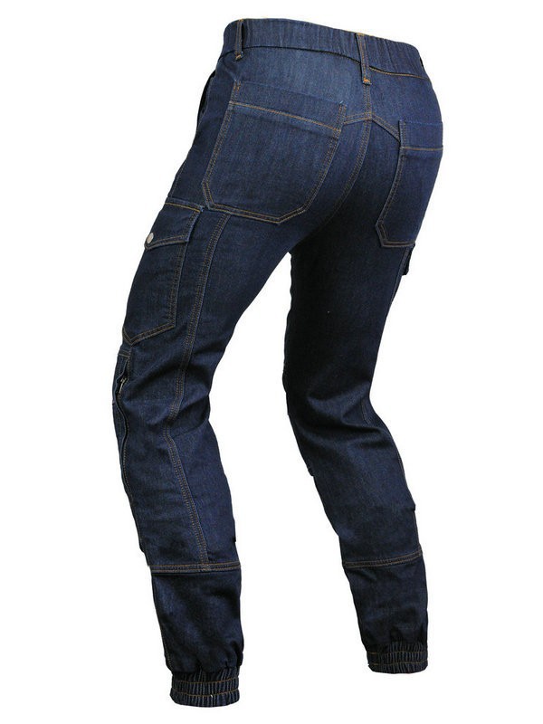 Pantalones de moto VOLERO de Cordura, resistentes al desgaste y a los rasguños, elásticos para las cuatro estaciones, con ajuste en las piernas y protección anticaída.