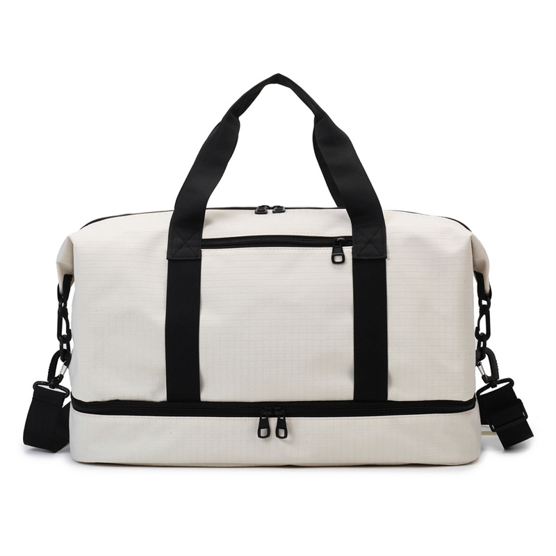 Bolsa de viaje separada en seco y húmedo, bolsa de equipaje de gran capacidad para viajes de negocios de corta distancia, bolsa de fitness de natación deportiva, bolsa de almacenamiento