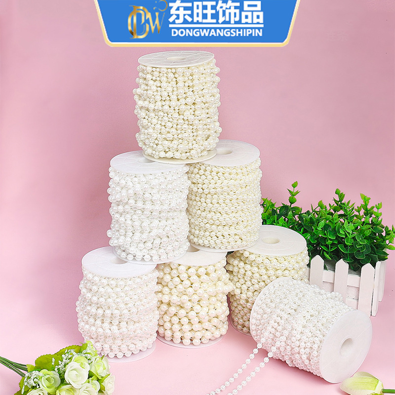 Wedding Imitation Pearl Beaded Chain Curtain Hanging Ornaments Accessories Christmas Decorations Wedding Set Beads