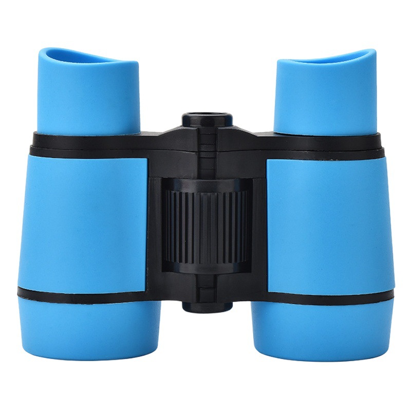 Telescopio 4X30 para niños mango de goma de color antideslizante binoculares de juguete transfronterizo exclusivo
