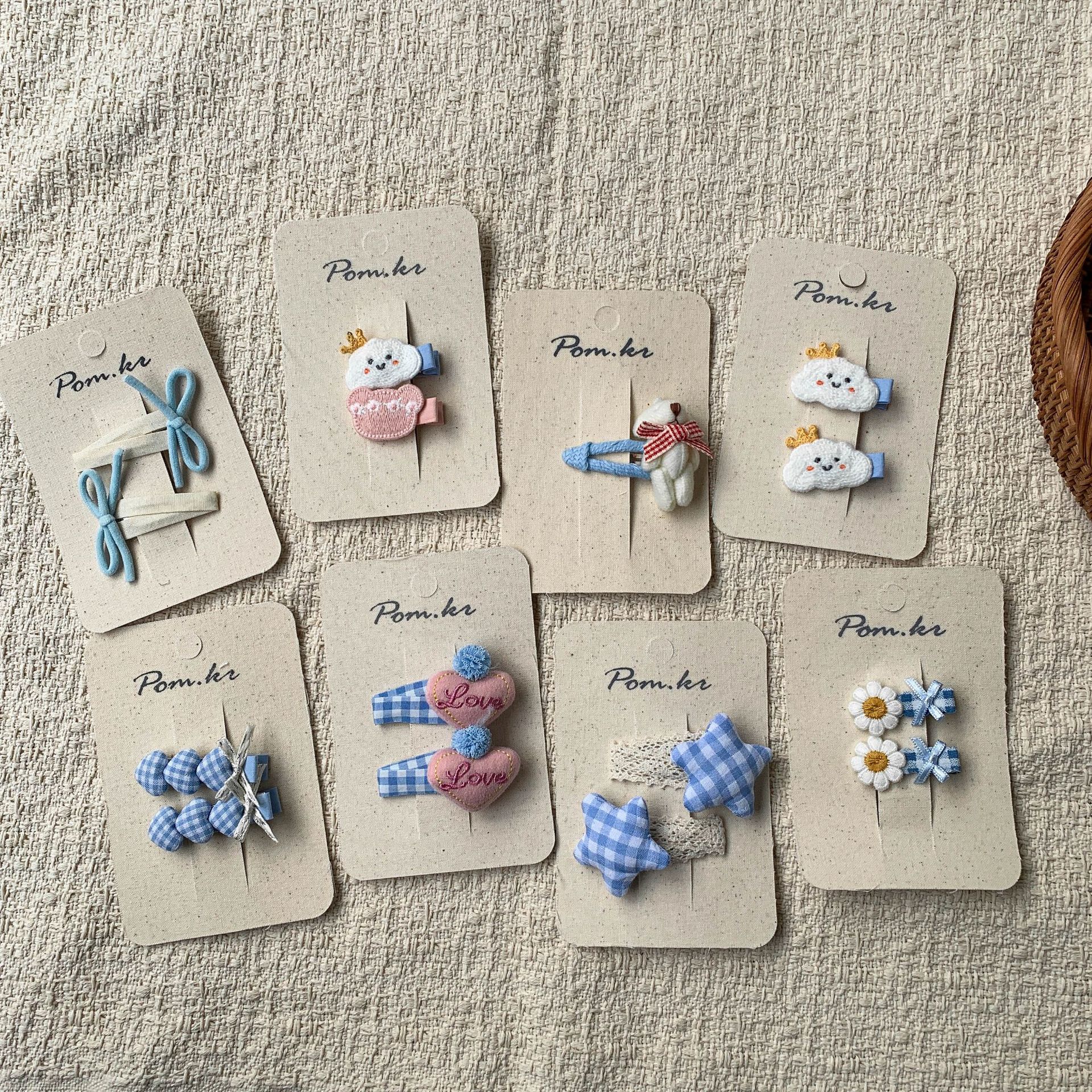 2026 nuevo lindo lindo lindo cartón de dibujos animados para niños pinzas de cabello accesorios para bebés