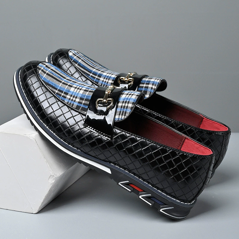 Трансграничная новая кожаная обувь мужская деловая мужская обувь 2025 год