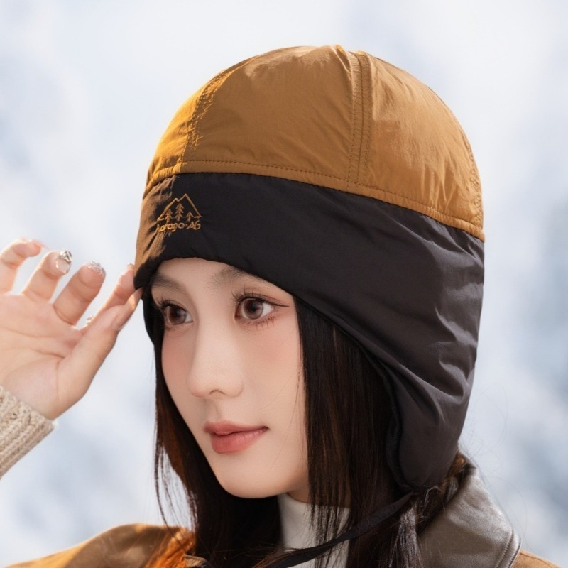 雷锋帽女士冬季加厚保暖护耳帽子户外骑行防寒滑雪加厚帽|undefined
