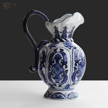古风陶瓷器花瓶中式家居大号青花瓷瓶客厅电视柜装摆件陶瓷花瓶