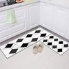 Cartoon kitchen, oil absorption carpet