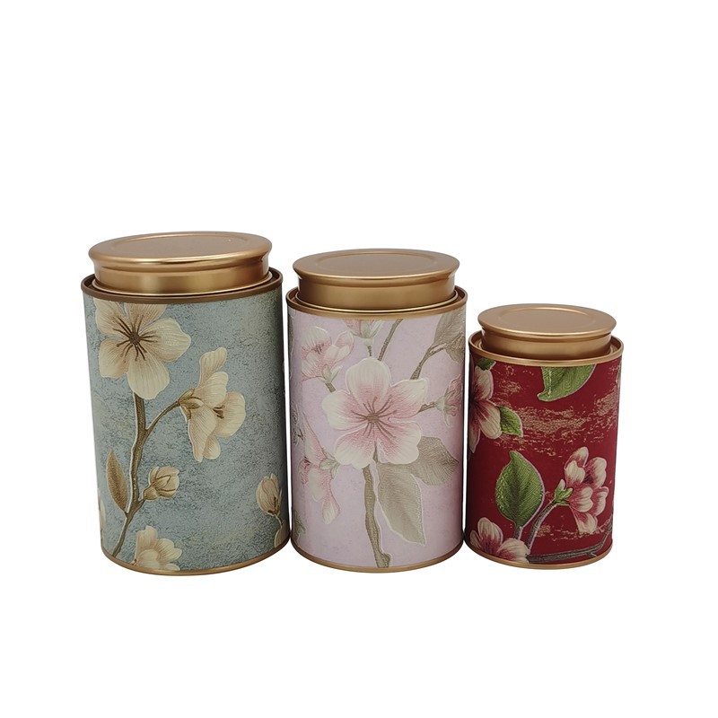 新款易撕盖复合铝罐茶叶包装红茶武夷岩茶包装送礼茶叶包装纸罐