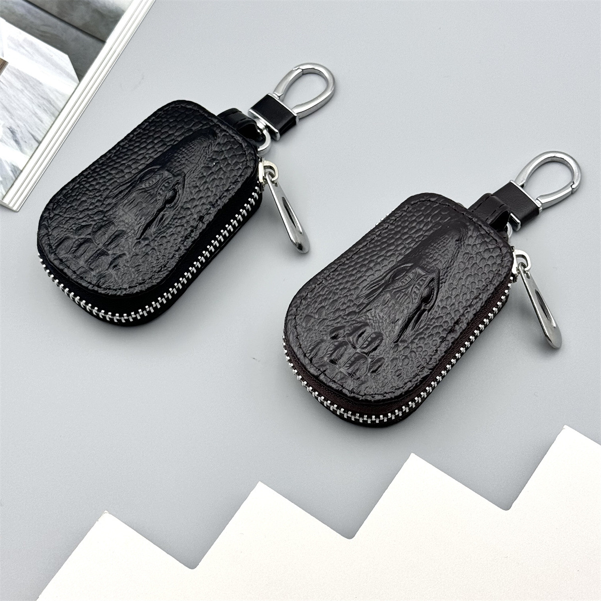 Bolsa de llaves de automóvil de alto valor, llave de cocodrilo, colgante de moda de alta calidad, explosión de Amazon