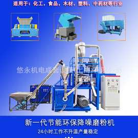 PVC、TPU、TPE塑料磨粉机 超细刀盘磨粉设备 YY-700 悠永机械