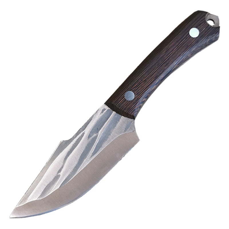 Yangjiang directo de fábrica cuchillo de carne de mano cuchillo de corte de carne de barbacoa portátil al aire libre con funda de cuchillo