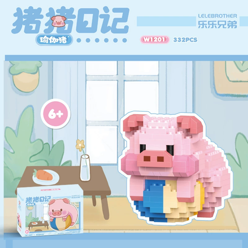 Mini Bricks Building Block Toy, Cartoon Figure Constructor Sets, Multiple Kits 128–949 pcs, Random Box