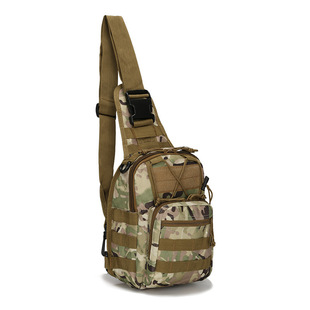 Cross-Border Supply Camouflage Cycling Bag Outdoor Sports Shoulder Crossbody Bag Tactical Bag Chest Hanging Bag