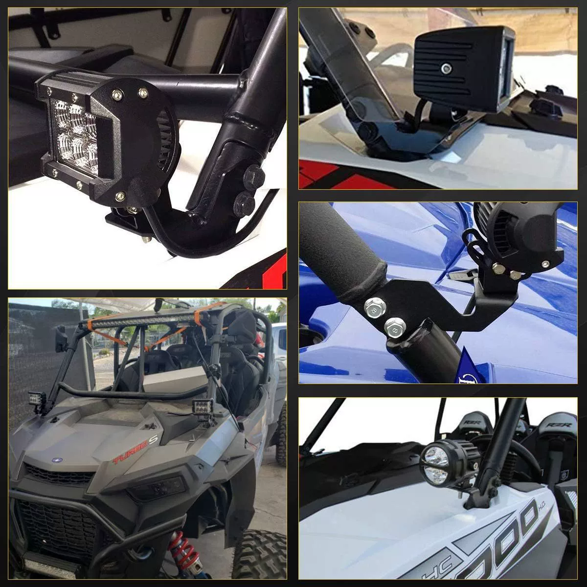 Статья автомобильной пляжной опоры A-стойка, North Star Polaris, Rzr XP 1000, 900S, кронштейн светодиодной рабочей панели