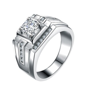�n���L����ʿ��ָ�18K�׽��ʯ��ָ �M��п��Īɣʯ���A荽�ָ