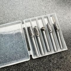 タングステン鋼研磨ヘッド硬質研磨ヘッド5点セット直径10mm炭化タングステンセット合金回転やすりセット