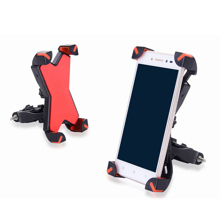 Popular bicicleta teléfono móvil soporte directo de fábrica al por mayor de la motocicleta 360 grados de rotación montar soporte de navegación