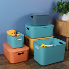 Storage Box for Desk Organization, Snack Basket, Plastic Cosmetic Container, Household Organizer, Mask Storage Box for Kitchen