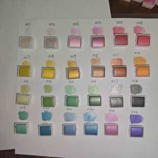 ���ˮ�ʹ��w���24ɫ���bɢ�b���p����sƬȾɫ�u׃��Ⱦ�ֹ�DIY