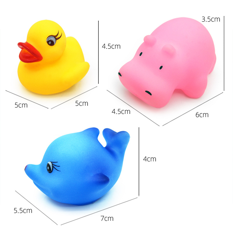 Juguetes baño vinilo niños/juguetes agua animales lindos que pue n sonar/ favor dis r múltiples 12