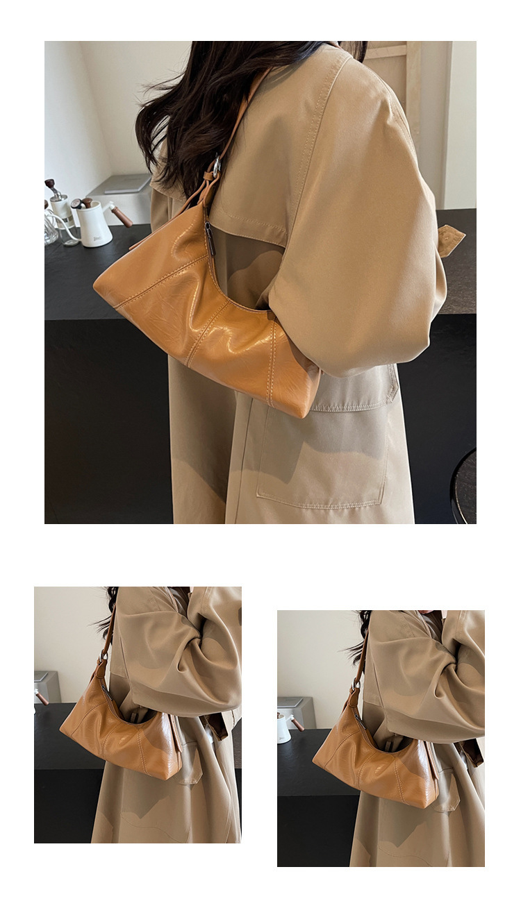 Sac à bandoulière tendance pour femmes sous les aisselles 2024, nouvelle version coréenne à la mode, simple, grande capacité, pour le travail et les déplacements_voghion.com