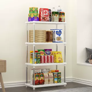 多功能储物架家用卧室多层书架收纳架现代简约零食厨房置物架