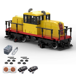 Building Block Moc-103385 Padnos Lpge45 Ton Switcher Retro Train 570