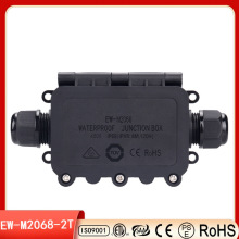 現貨一進一出ip68室外塑料防水盒 戶外照明電纜防水盒 電線分線盒