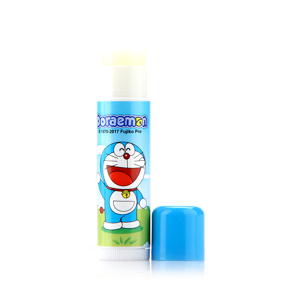 Timle Doraemon Kidsren's Lip Balm Fruity Strawberry Moisturizing Moisturizing Lip Mask Care and Moisturizing