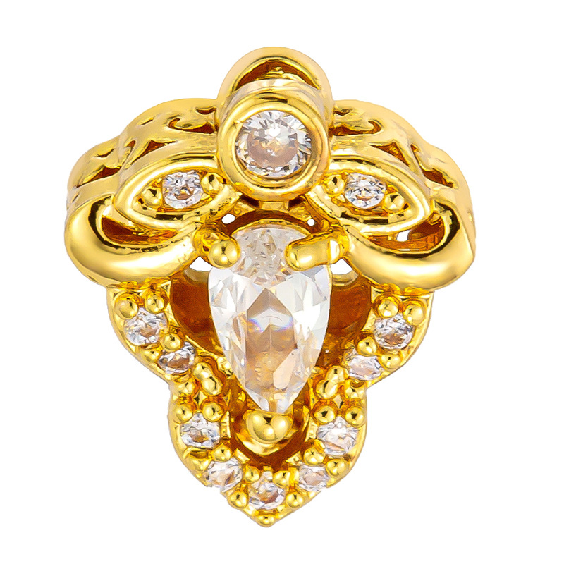 Douyin Venta caliente Colgante de microincrustaciones de cobre chapado al por mayor Cientos de colgantes de cobre opcionales a su gusto, fábrica de origen al por mayor sin cadena