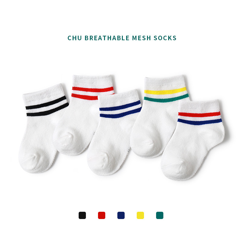 Children's summer thin breathable socks for boys for new born 7