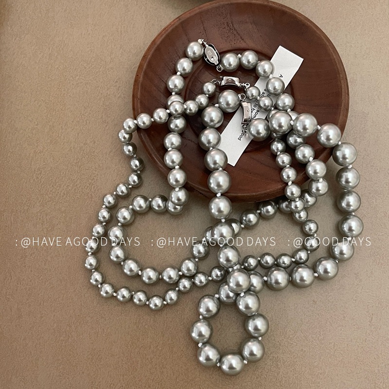 Simple Style Geometric Imitation Pearl Beaded Polishing Women's Necklace display picture 11