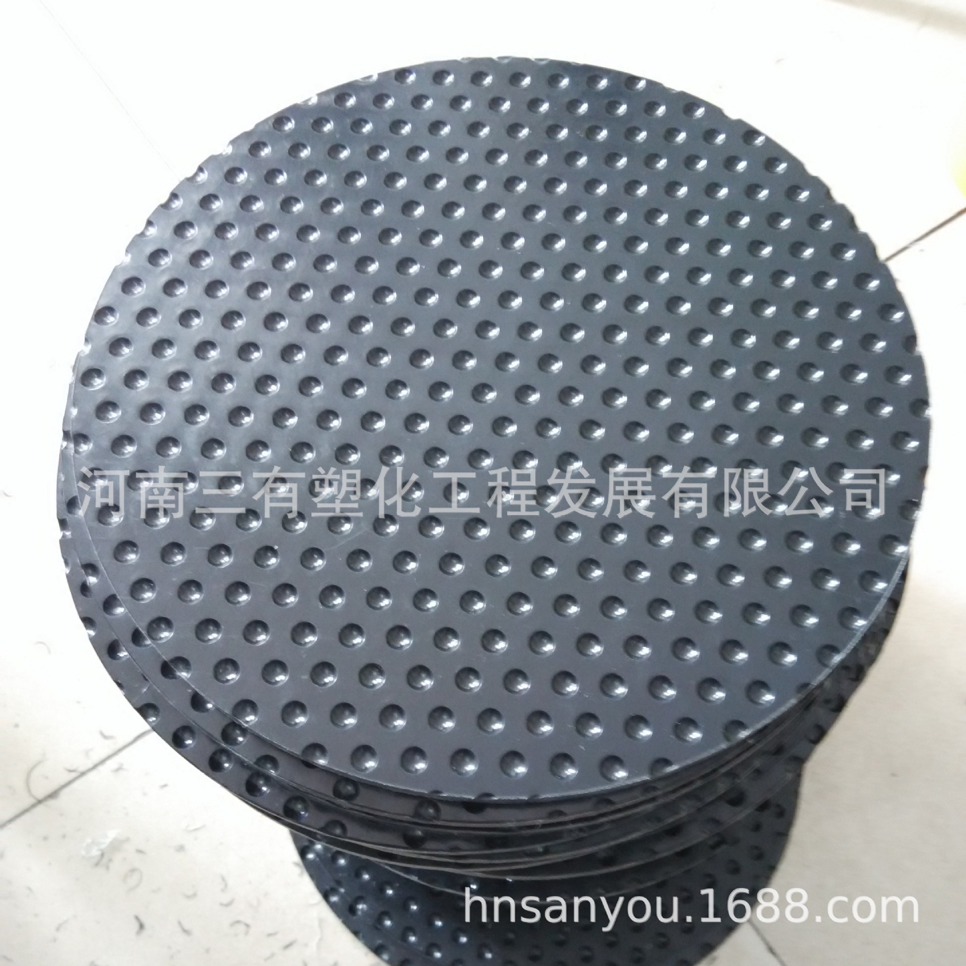 UPE 7mm厚超高分子聚乙烯板 耐磨自润滑 带储脂坑 桥梁支座滑板块