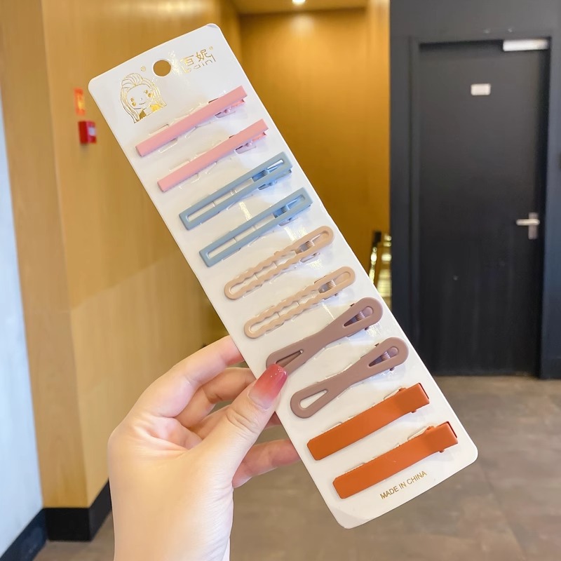 Horquilla de perlas, estilo ins, tocado coreano simple de nicho, clip de una palabra, clip lateral de flequillo simple, tocado