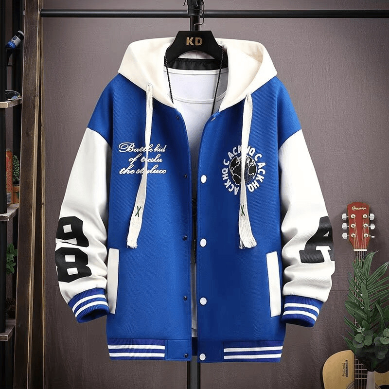 Spring and Autumn Sweatshirt Men's Jacket for Teenagers Big Kids Handsome Class Clothes Junior High School Students Men's Baseball Clothes Jacket Trendy Spring and Autumn Sweatshirt Men's Jacket for Teenagers Big Kids Handsome Class Clothes Junior High School Students Men's Baseball Clothes Jacket Trendy
