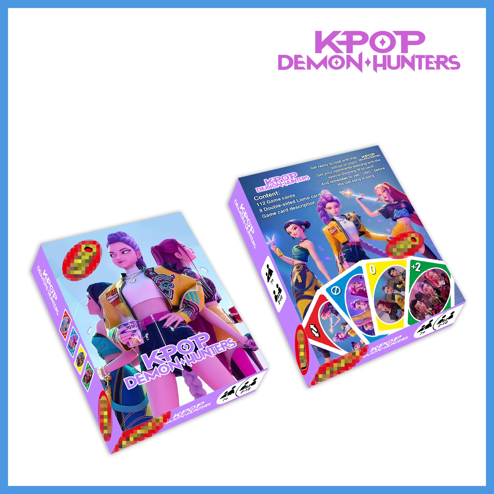 Кросс-border новый продукт Witch Hunters K-POP сопутствующие товары Uno настольная игра карты 112 HD готовые изделия