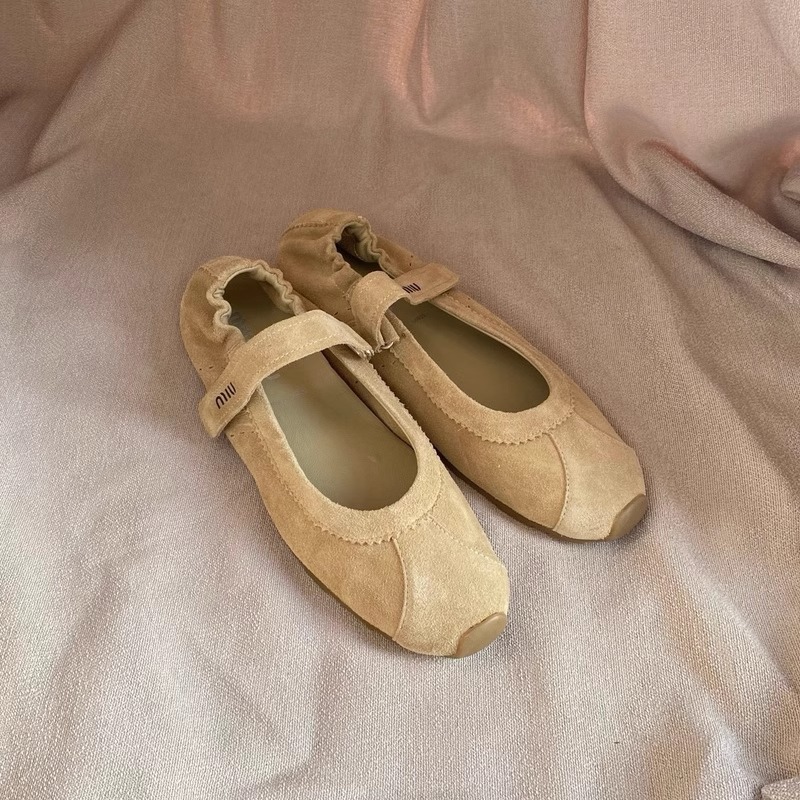 Versatile Women's Mary Jane Ballet Flats With Soft Sole & Velcro_voghion.com