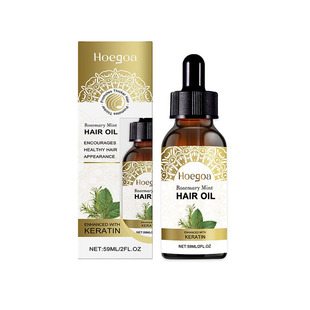 Rosemary Mint Hair Oil Rosemary Mint Hair Care Essence Nourishes Hair, Making It Smooth and Shiny
