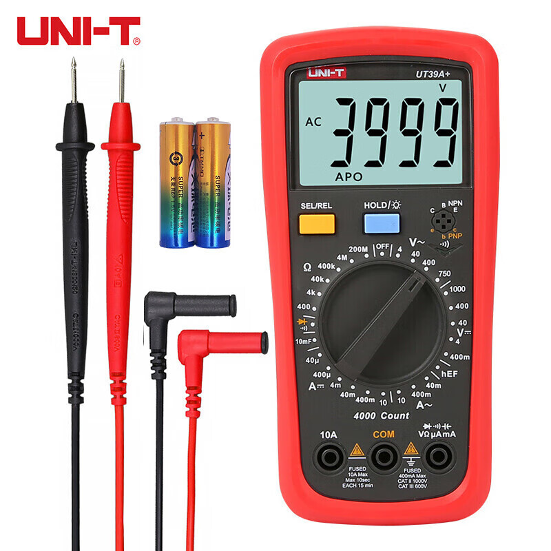 UID UNI-T UT39A + multímetro digital anti-combustión anti-falso multímetro digital