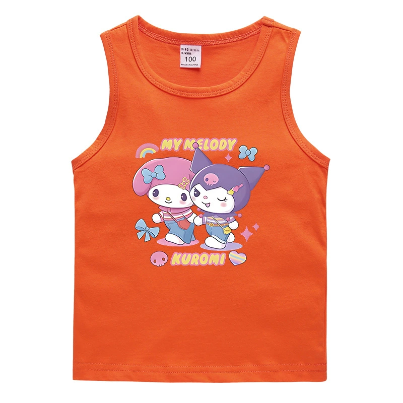 Children's summer clothing, base body-friendly vest sleevless, Korean style, absorbs sweat and smell
