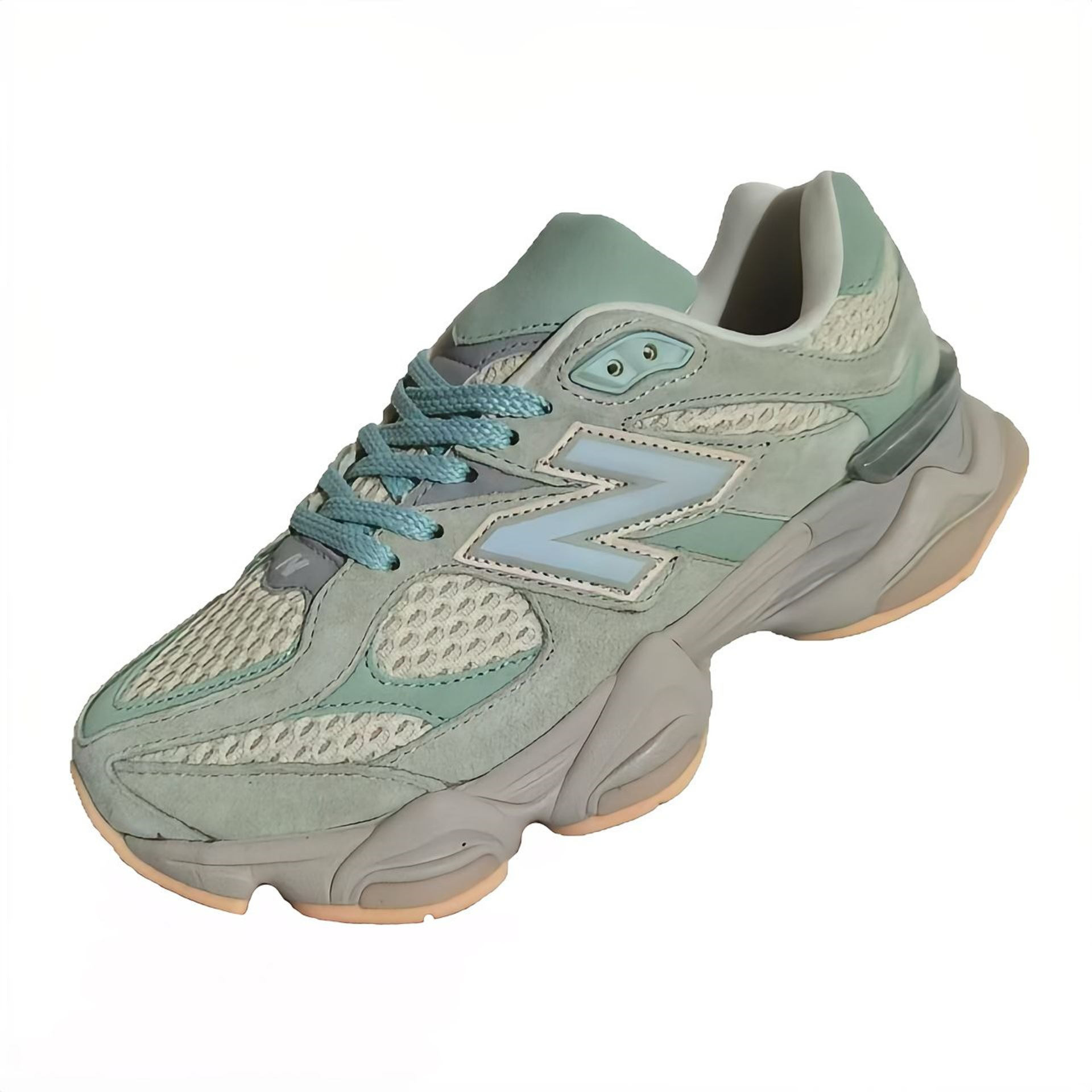 莆田純正NB9060小象蹄ユニセックスレトロカップルスポーツカジュアル高品質ランニングシューズ