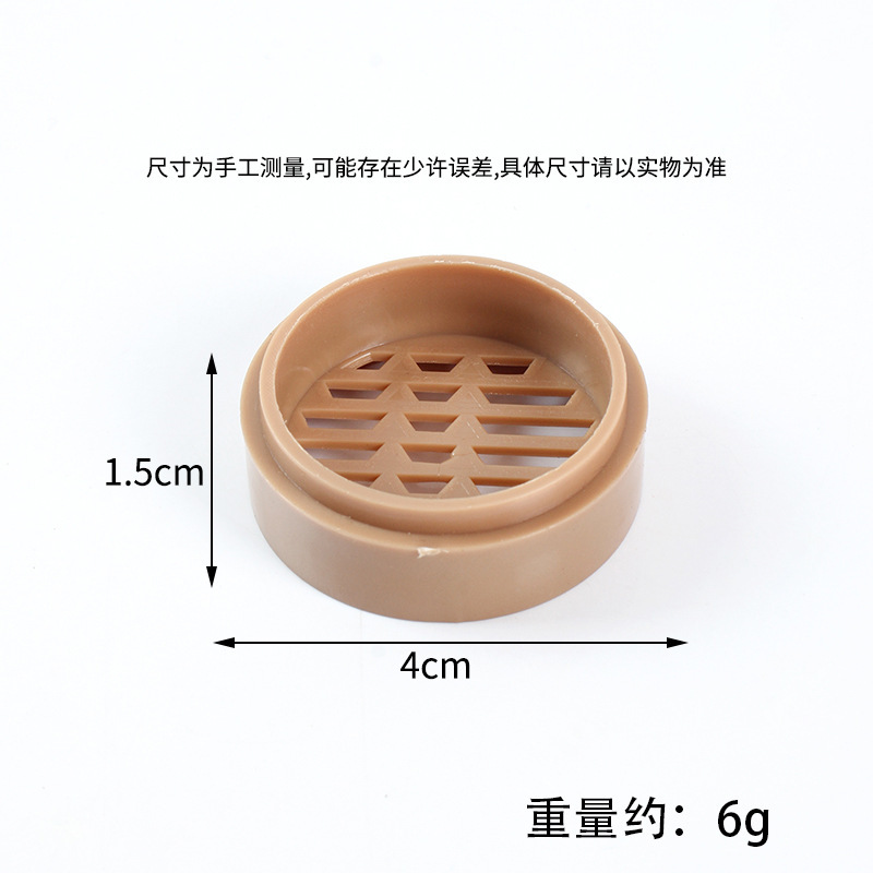 ミニシミュレーション蒸し器モデル diy 食品おもちゃ食器アクセサリープラスチック蒸し器竹蒸し器写真撮影の小道具装飾品|undefined