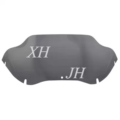 Motorcycle retro accessories 9.5-inch Dəbilqə (Kaska) aksesuarları - smoky-color