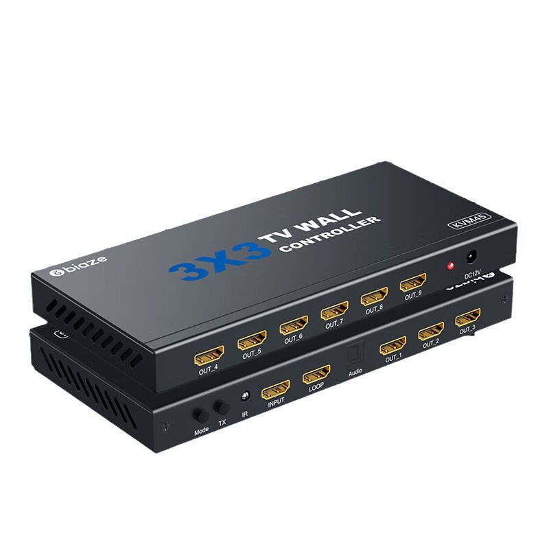 HDMI сплиттер экрана 4K9 3X3 телевидение стежковый экран Мульти-скрин многоэкранный монитор дисплей процессор