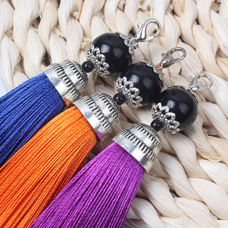 accessory with tassels