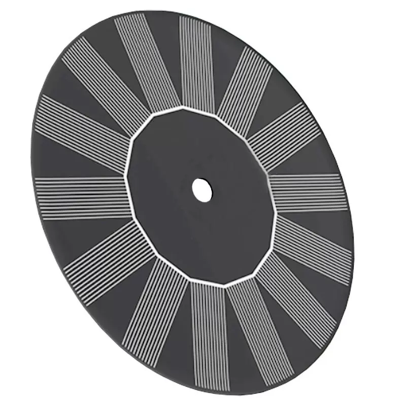 池塘喷泉太阳能板1.5W3W户外单晶花园光伏发电板充电防水电源