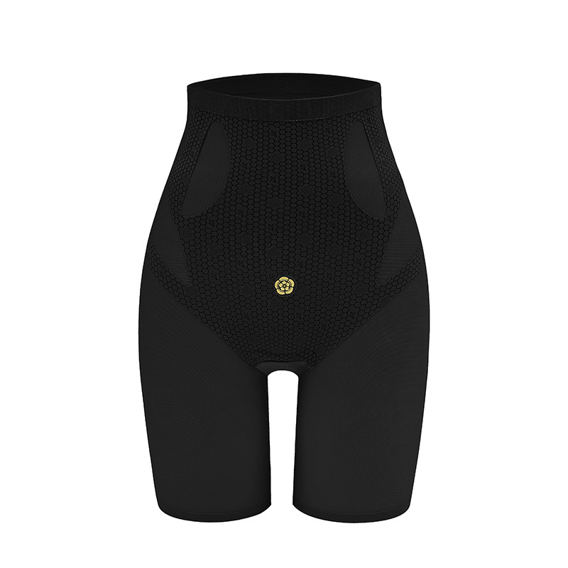 Pantalón Moldeador de Malla con Cintura Alta de Nylon, Sin Marcas, Caderas Elevadas para Postparto