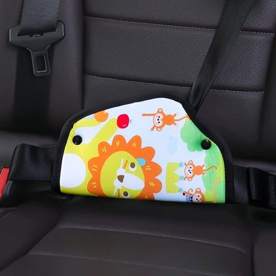 Fixer Cute Cartoon Baby | Seat belt shoulder pad - lion-forest-belly-protector