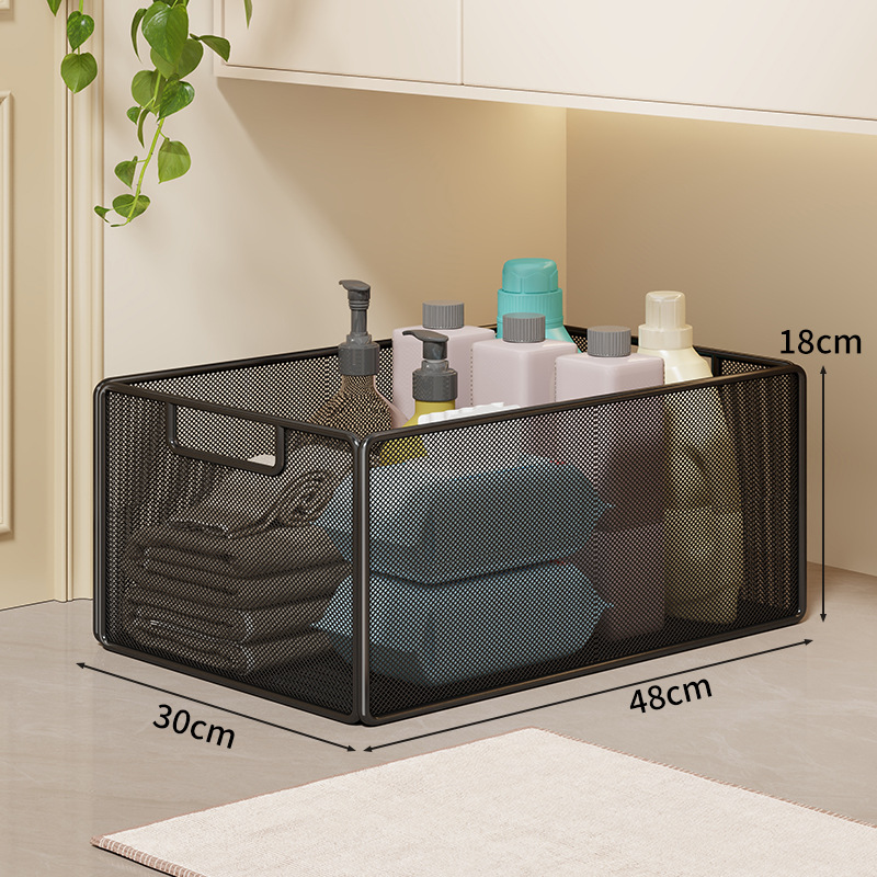 Carrito Cesta para Ropa Sucia de Hierro, Móvil, para Baño